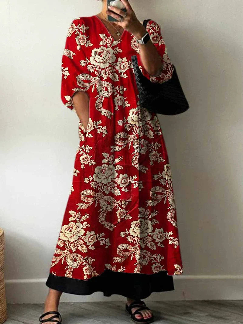 Robe Imprimée Élégante