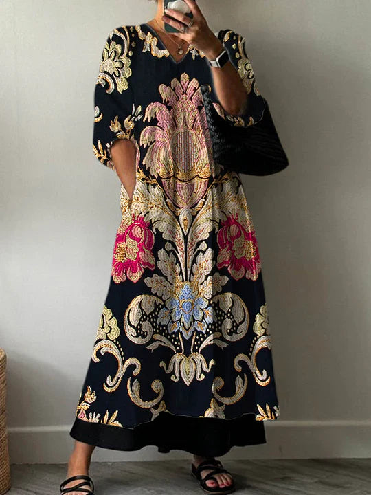 Robe Imprimée Élégante