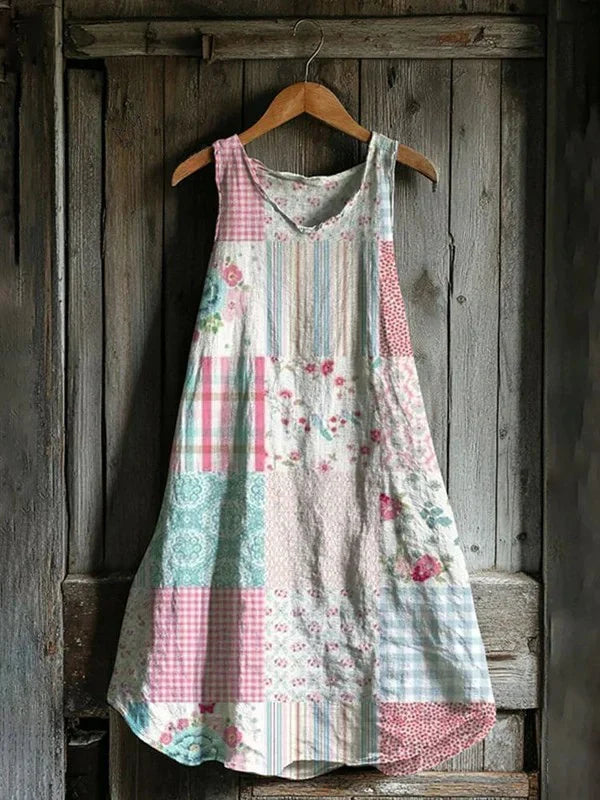 Rosalie – Robe motif pastel