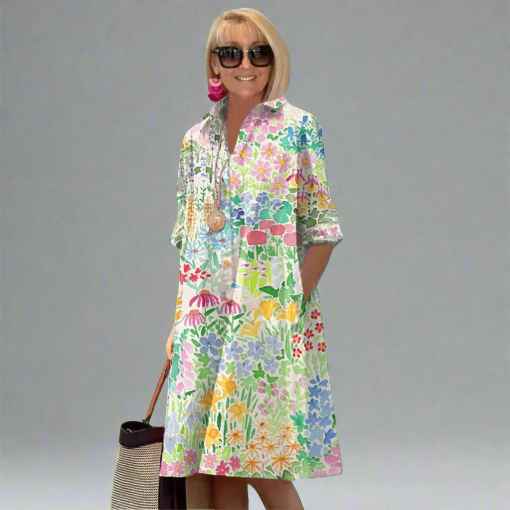 Eira - Robe d'été légère à imprimé floral
