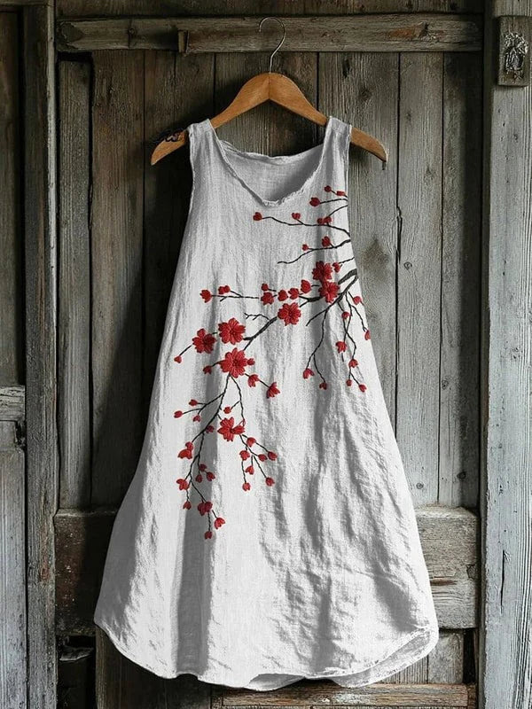 Alma – Robe avec motif de fleurs de cerisier