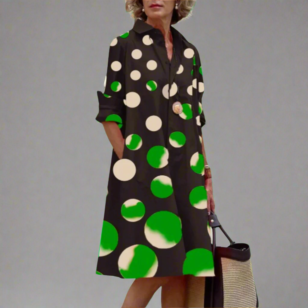 Nika - Robe midi légère à imprimé floral pour femmes