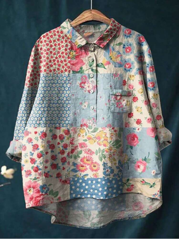 ROSA | CHEMISE PATCHWORK FLORAL