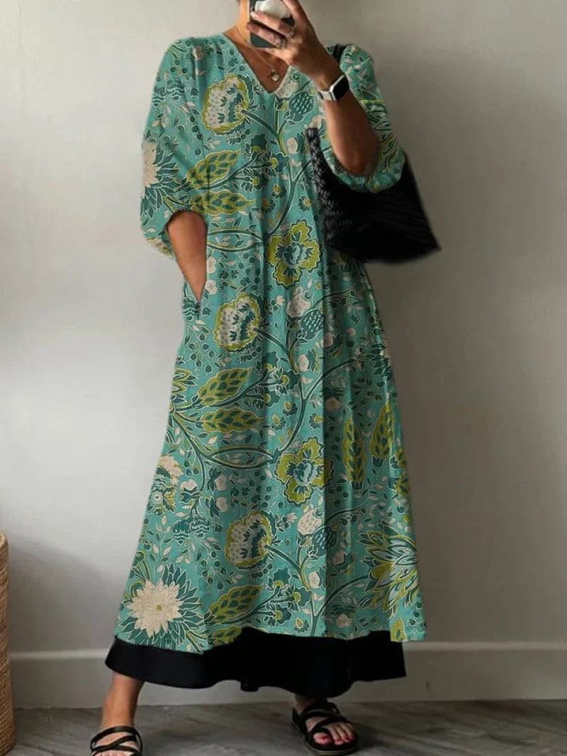 Robe Imprimée Élégante