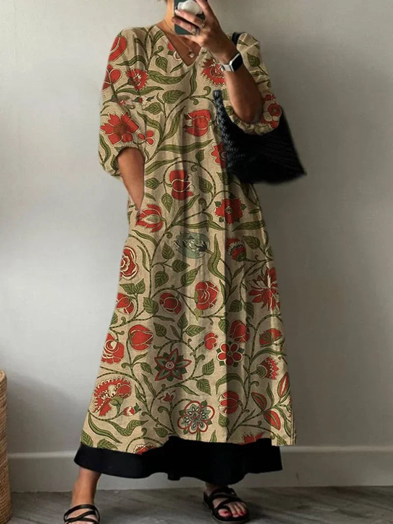 Robe Imprimée Élégante