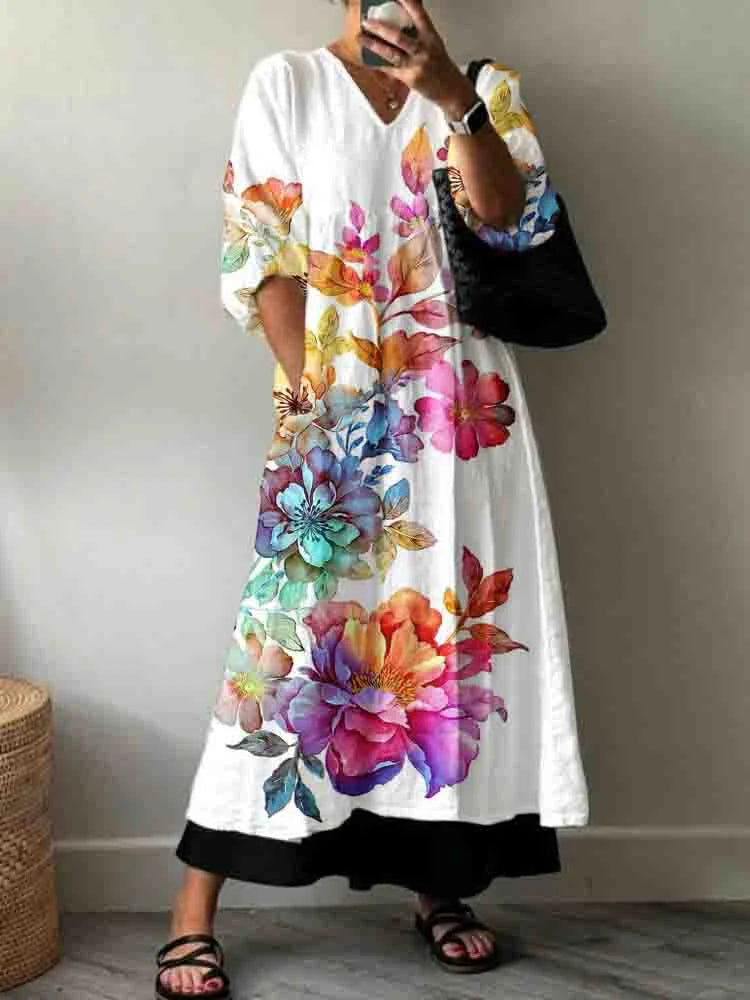 Robe Imprimée Élégante