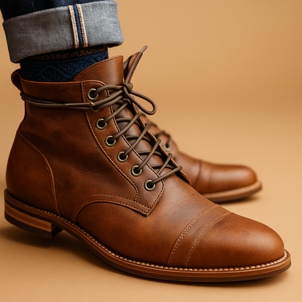 Chaussures pour hommes | Bottines avec semelle robuste pour usage quotidien