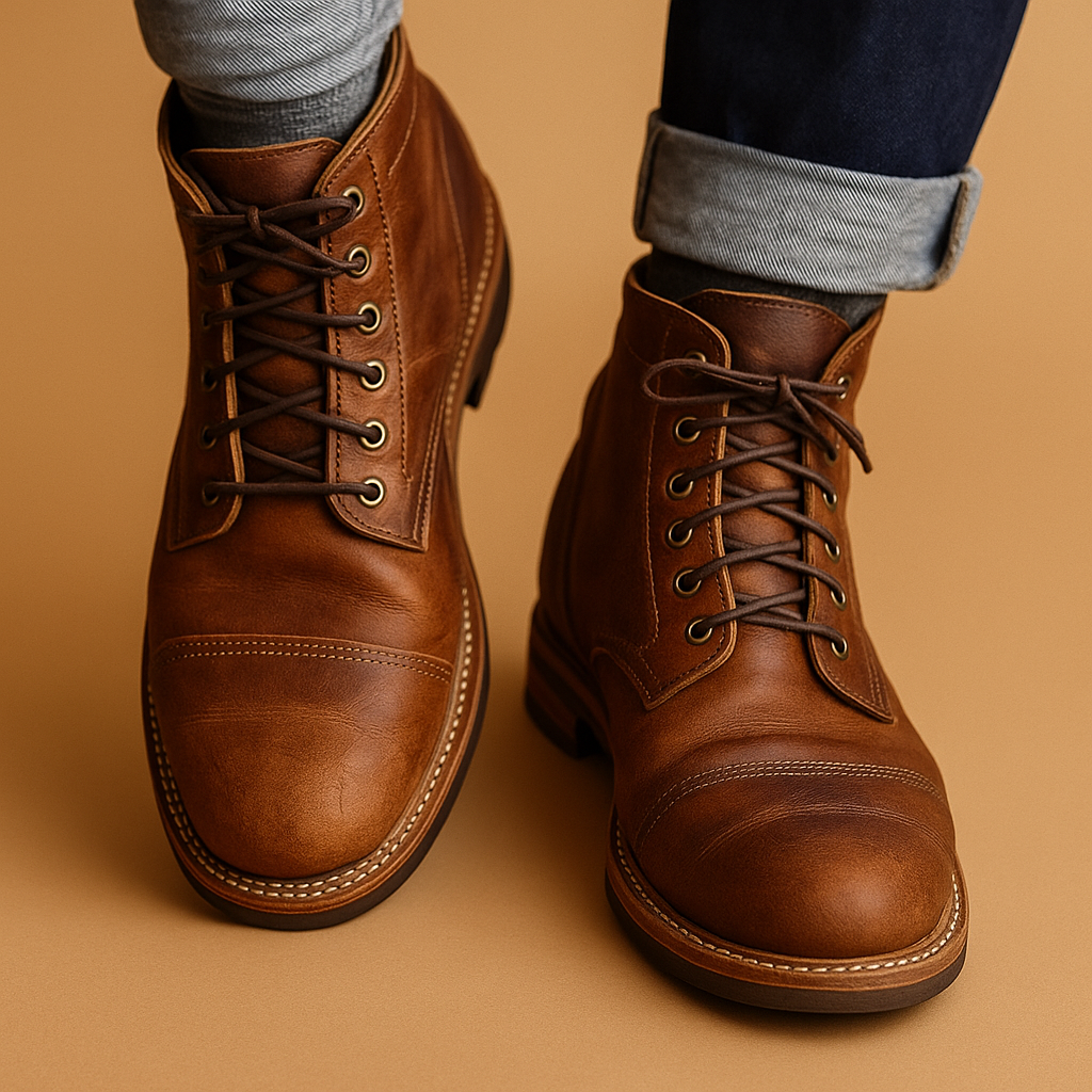 Chaussures pour hommes | Bottines avec semelle robuste pour usage quotidien