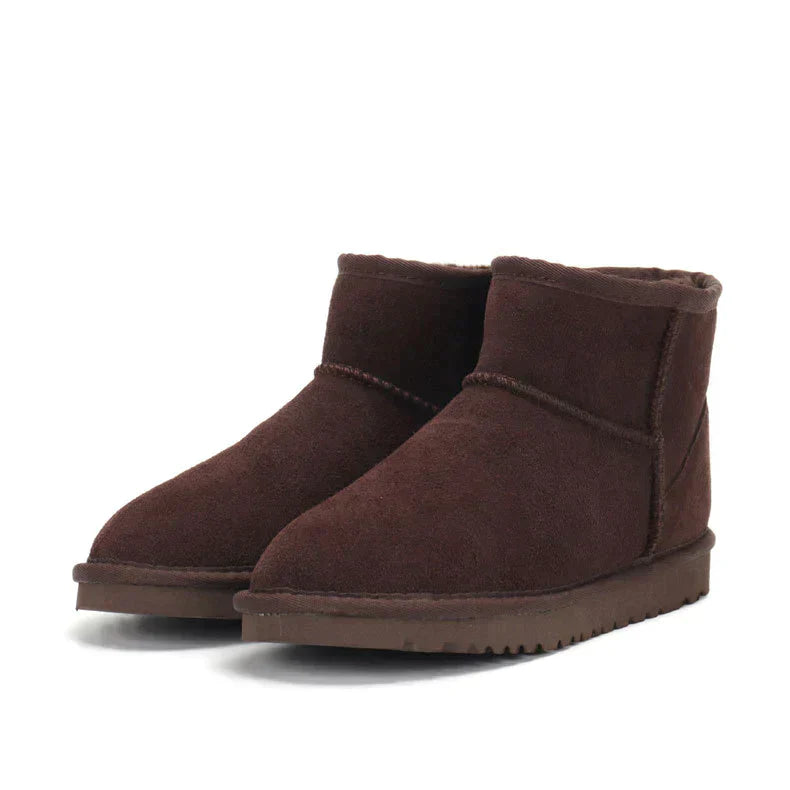 Bottes d’hiver pour femme | Chaussures courtes à semelle épaisse