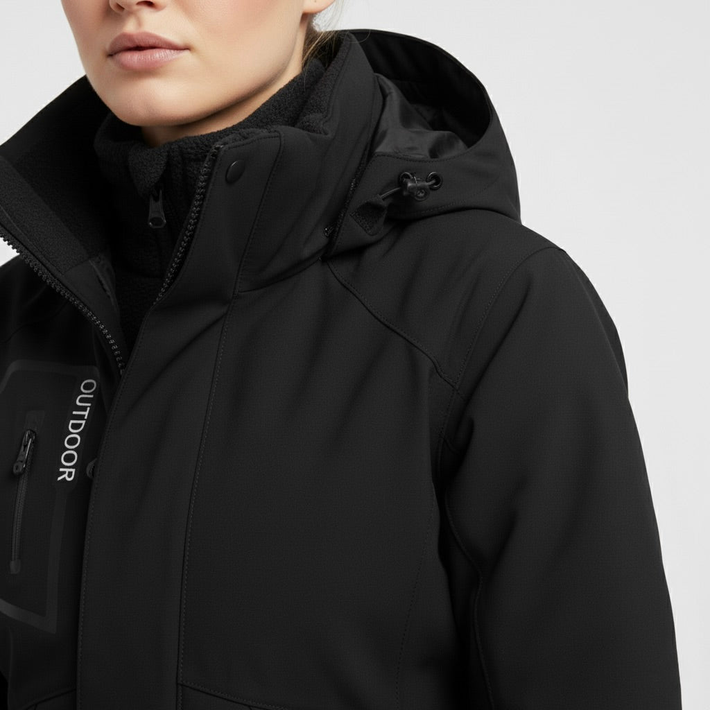 Ensemble ski femme deux pièces veste pantalon imperméable respirant