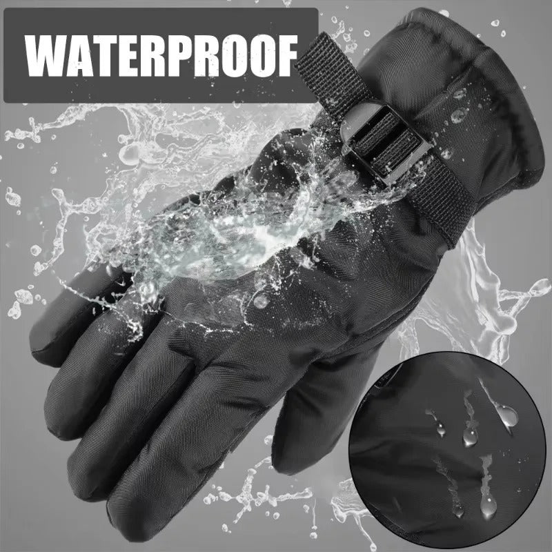 Gants d’hiver unisexes imperméables pour usage extérieur