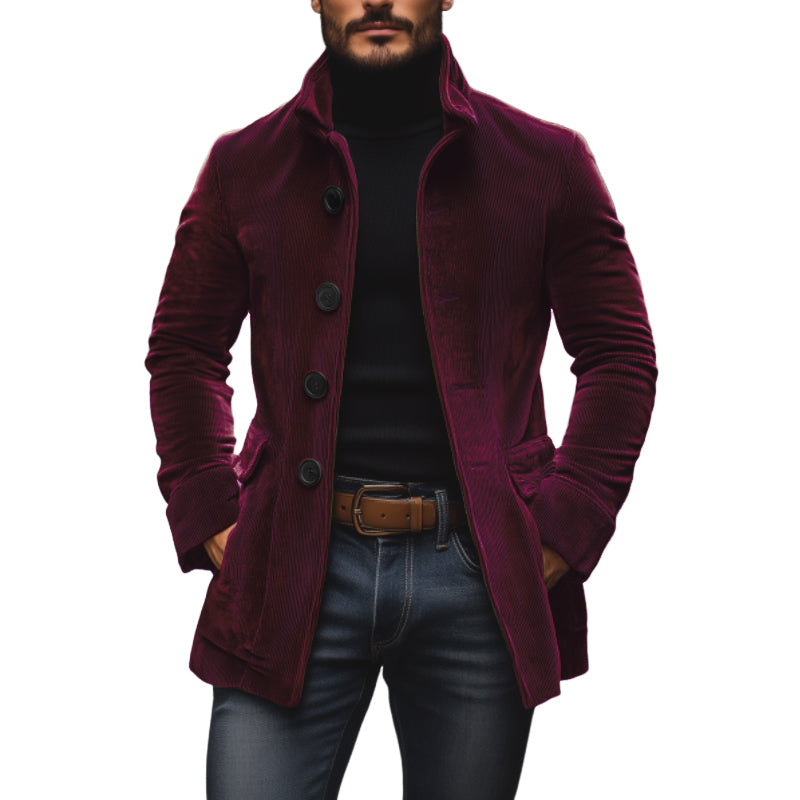 Manteau homme boutonné | Coupe structurée et polyvalente