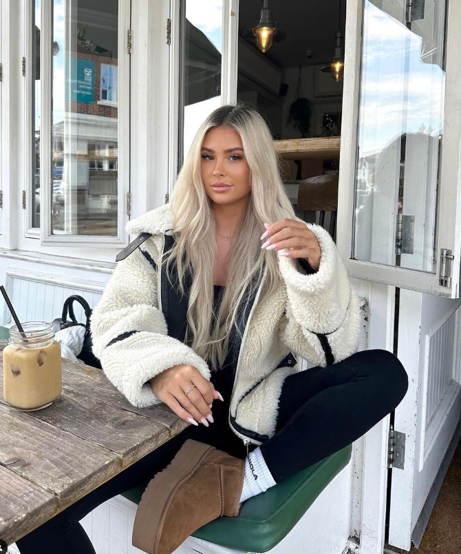 Manteau teddy femme | Veste d’hiver courte coupe oversize chaude