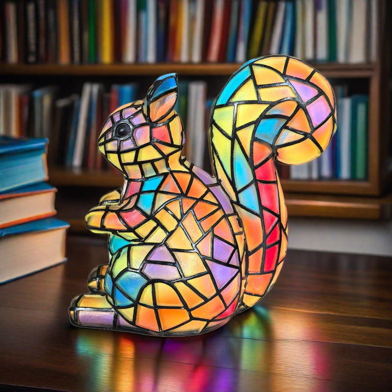 Nino | Lampe Écureuil Magisk en verre coloré