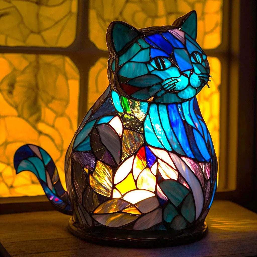Nala | Lampe magique en verre coloré