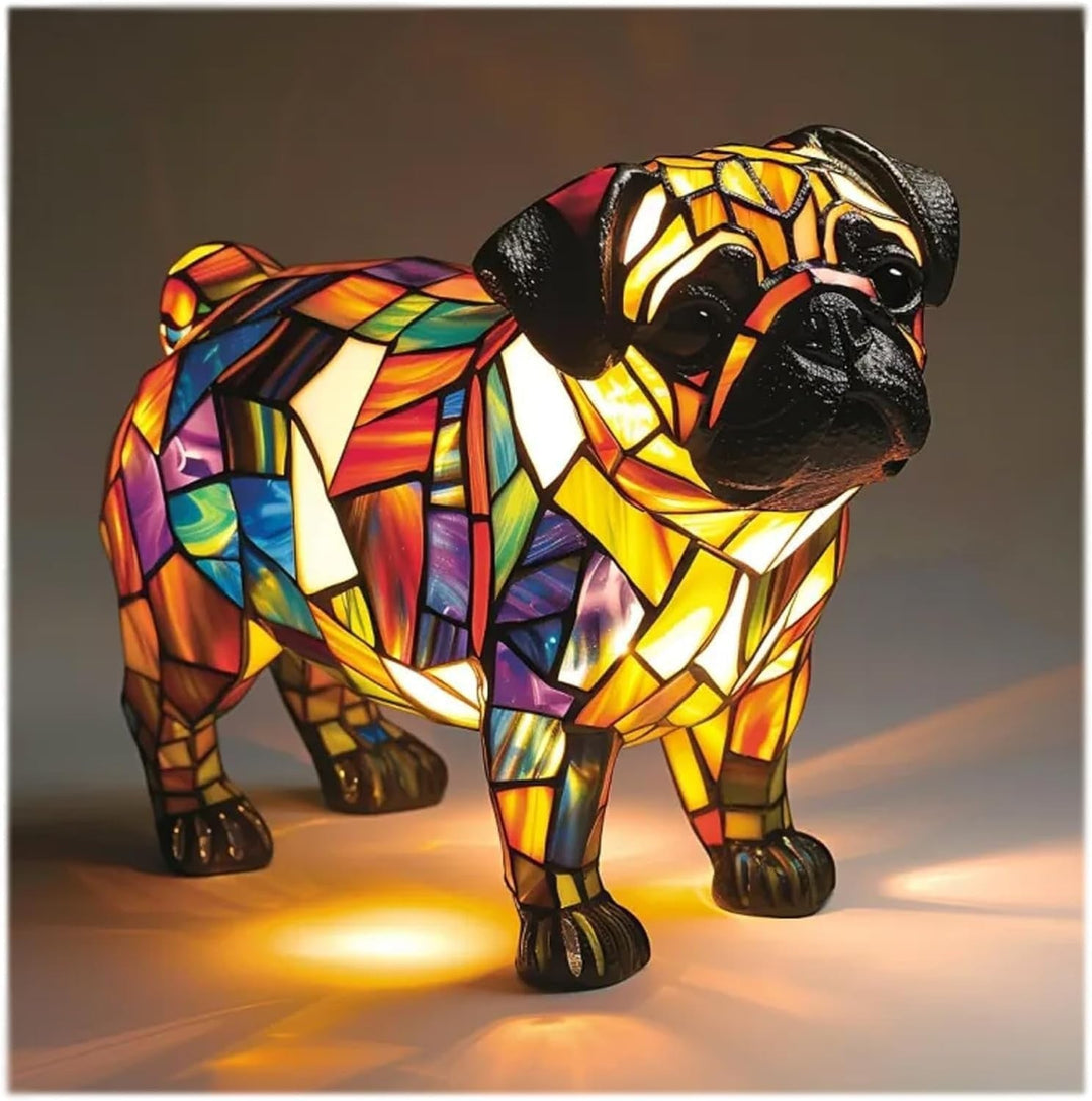 Spike | Lampe pour chiens Magisk en verre coloré