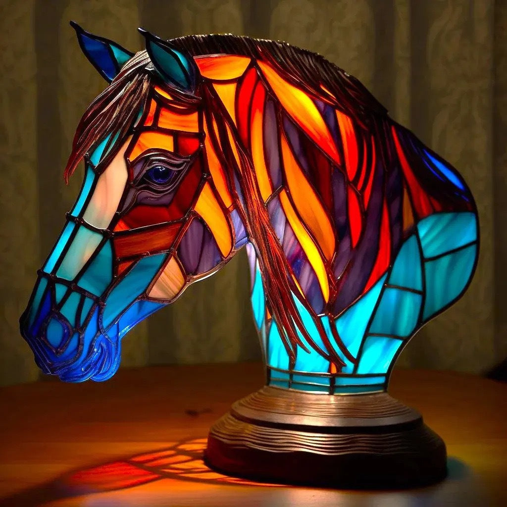 Bella | Lampe en verre magique de cheval