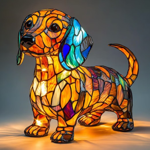 Mimi | Lampe pour chiens Magisk en verre coloré