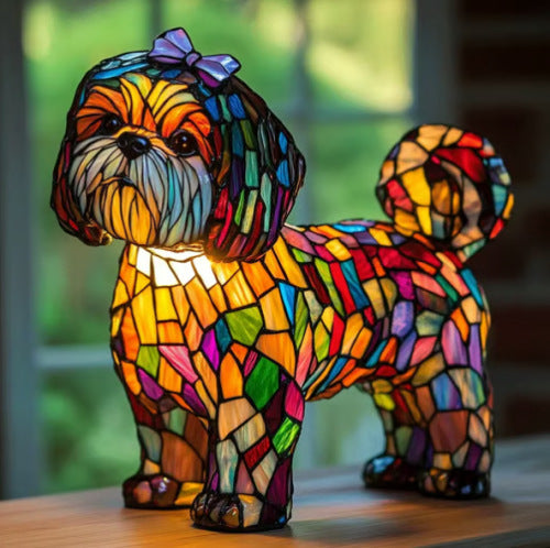 Nina | Lampe pour chiens Magisk en verre coloré