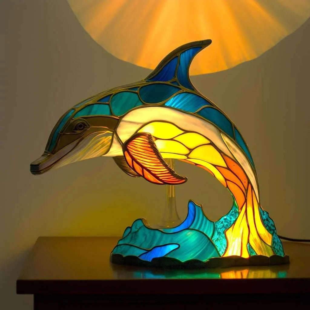 Flip | Lampe Dolfijn Magisk en verre coloré
