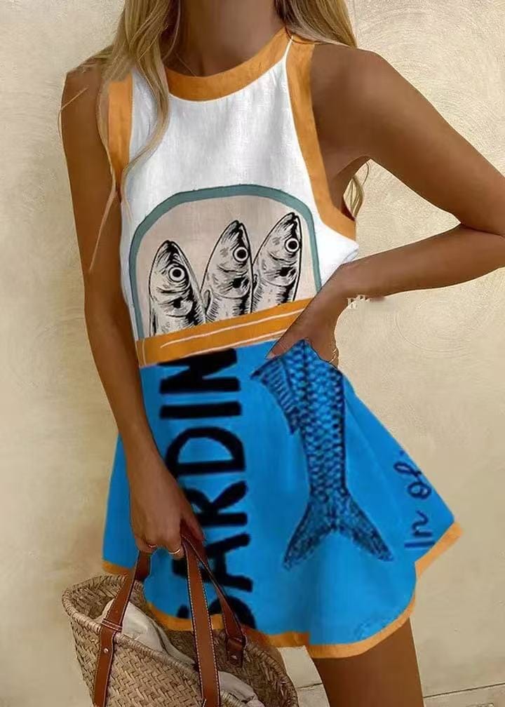 Robe Mini en Lin Isoria