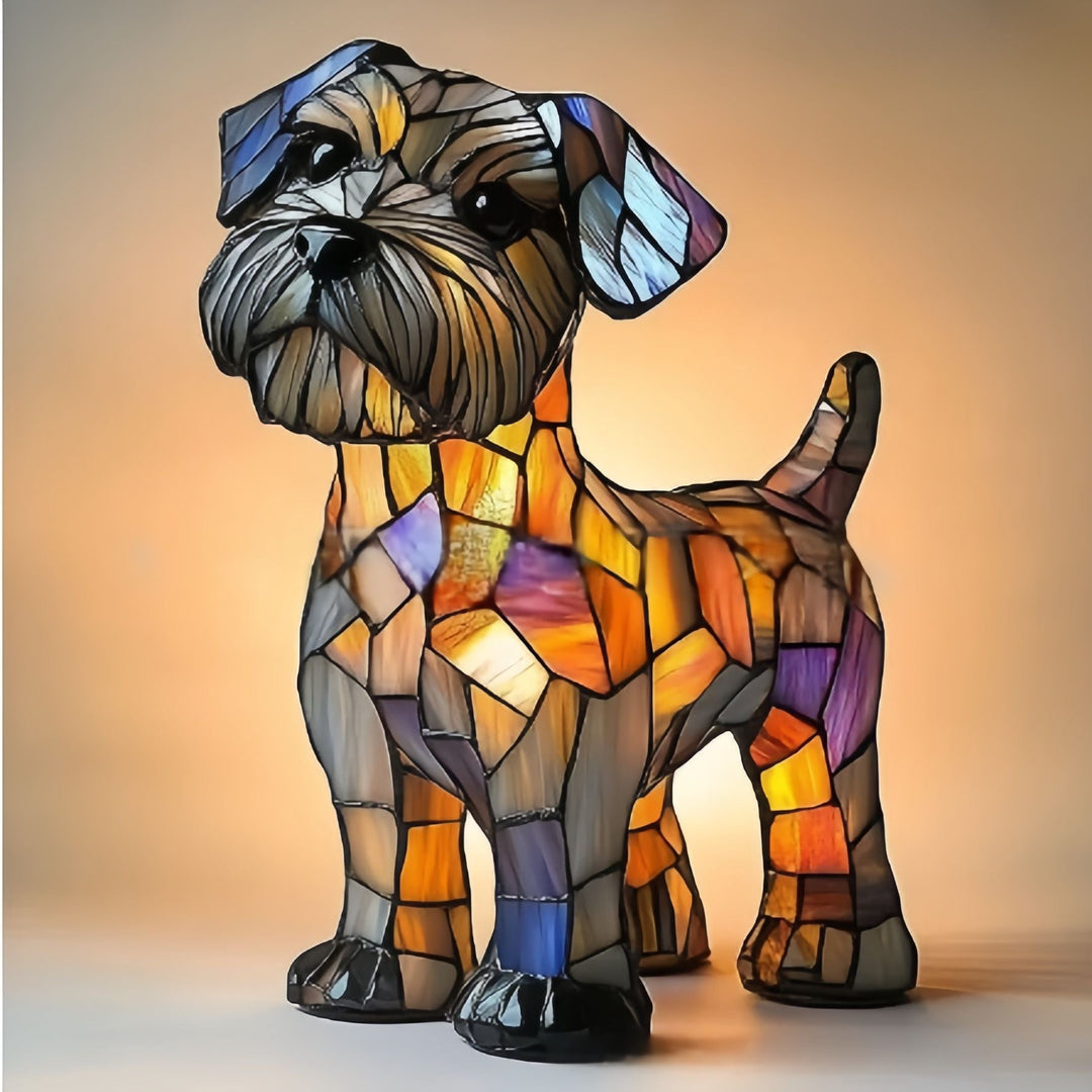Rocky | Lampe pour chiens Magisk en verre coloré