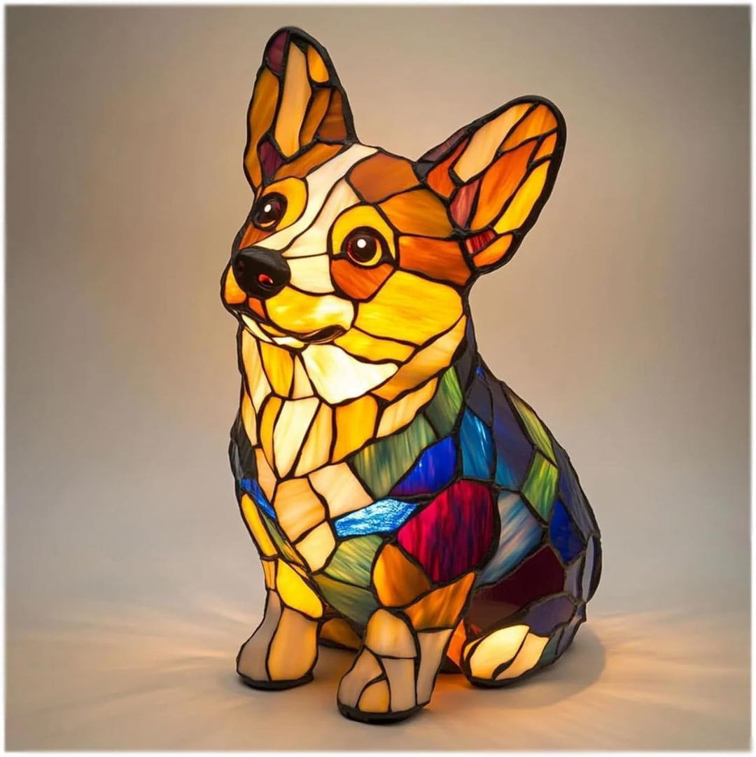 Pompon | Lampe pour chiens Magisk en verre coloré