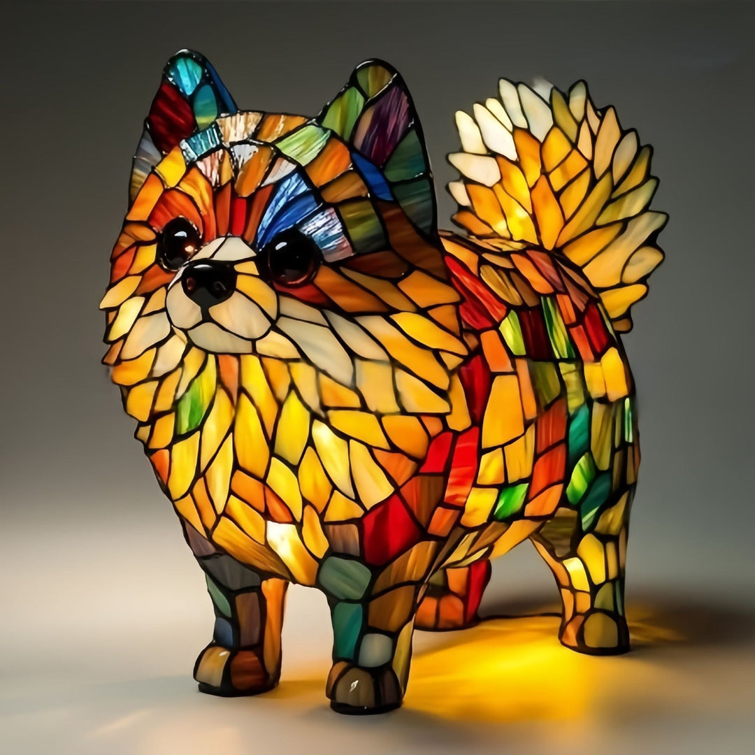 Fifi | Lampe magique pour chiens en verre coloré