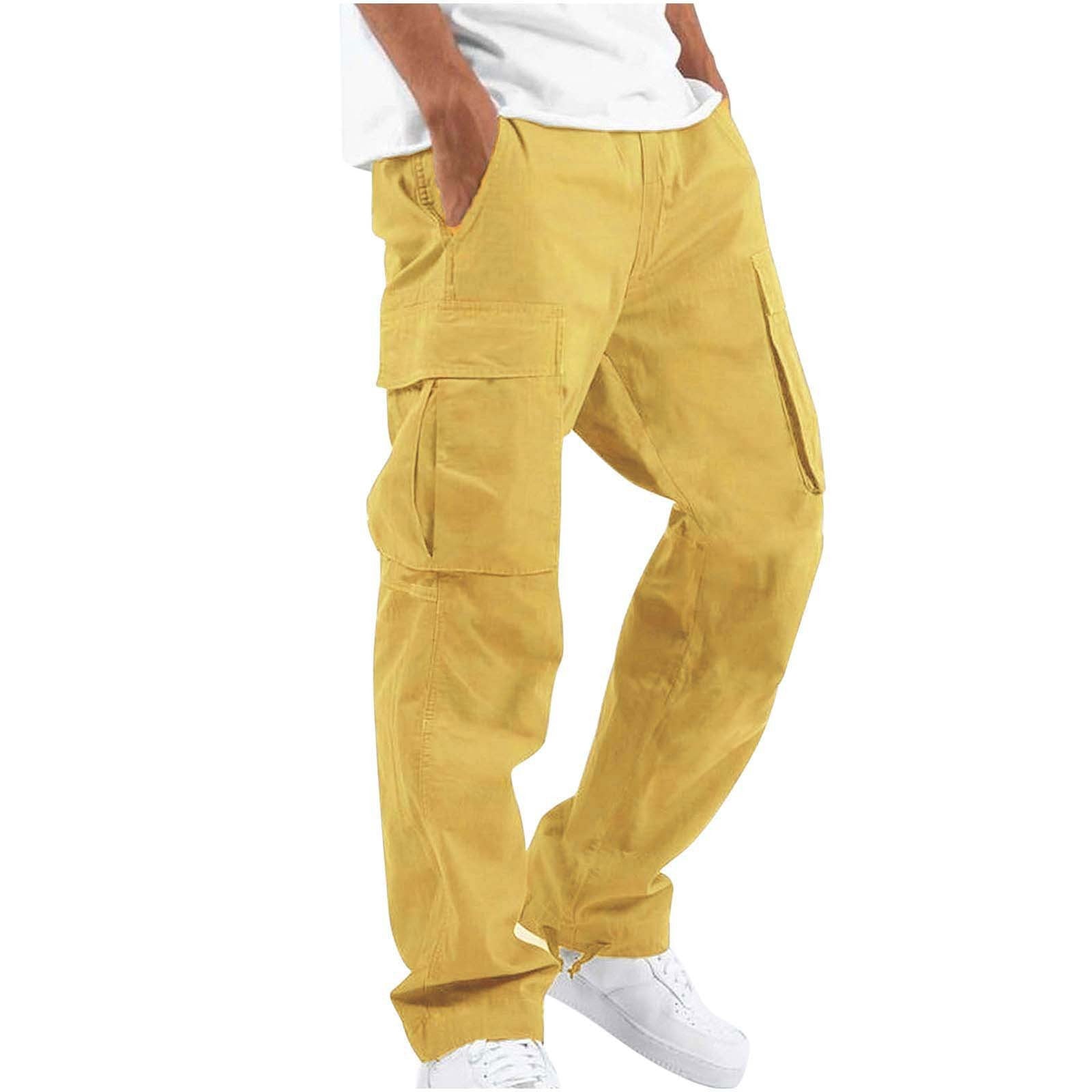 Pantalon cargo pour homme | Coupe ample à jambes larges