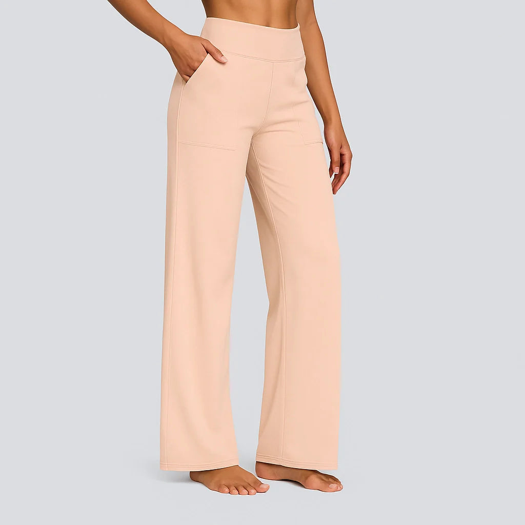 Pantalon stretch femme | Pantalon taille haute confortable au quotidien