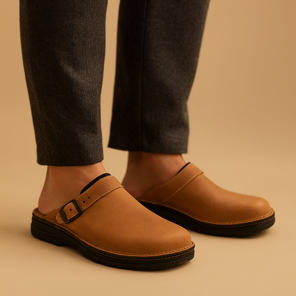 Chaussons pour hommes | Chaussons avec semelle souple pour usage quotidien