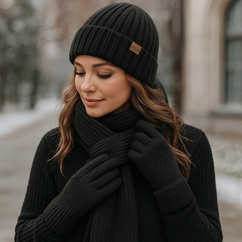 Pascale Ensemble Hiver Femme | Maille Douce, Élégant et Confortable