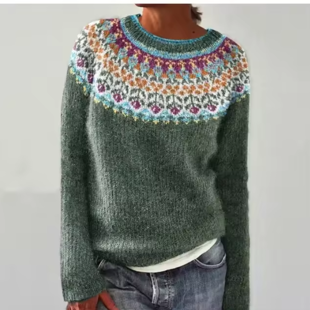 Silvana™ - Pull Retro Confortable