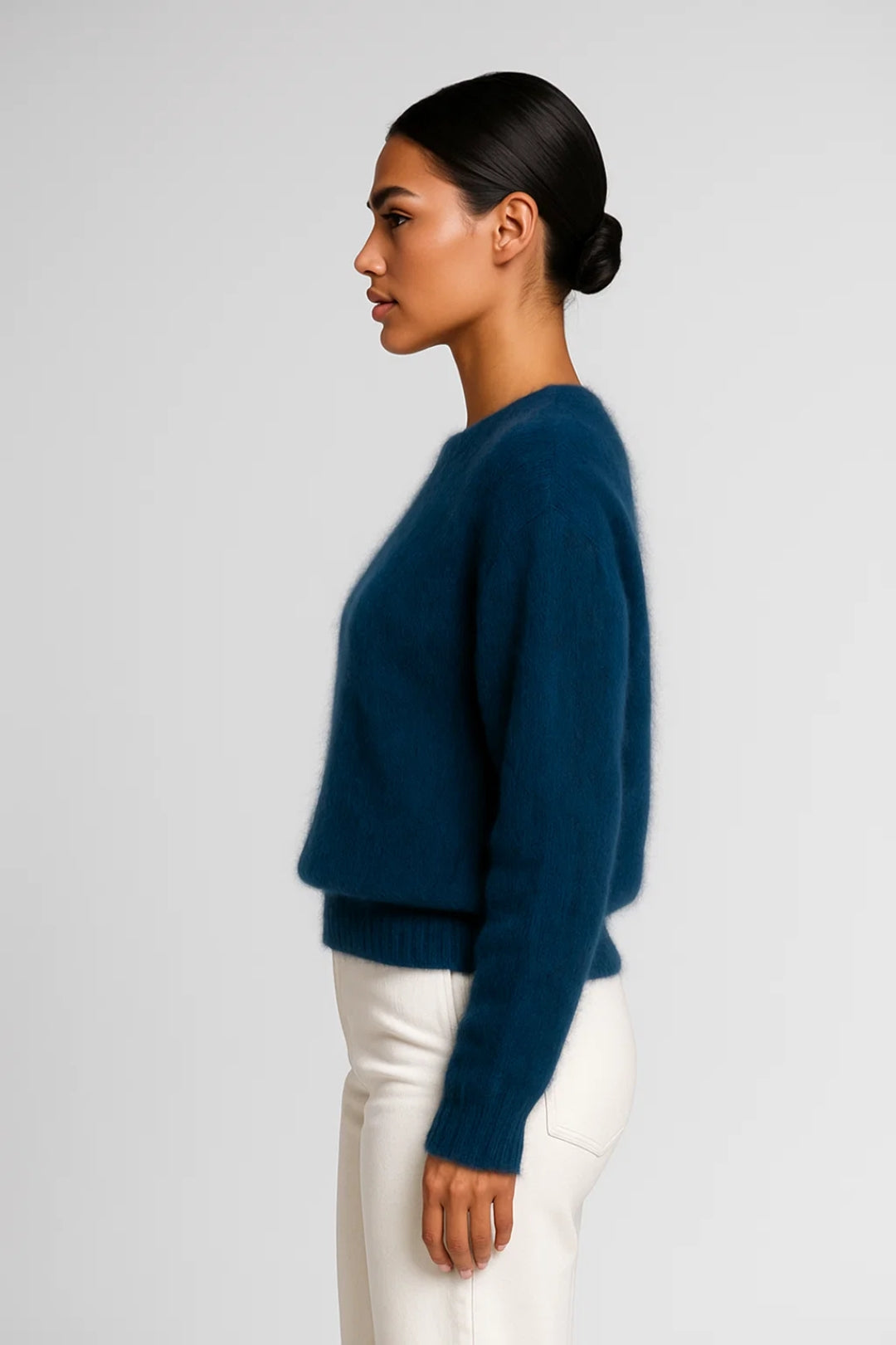 Pull doux pour femme | Pull col rond léger et confortable