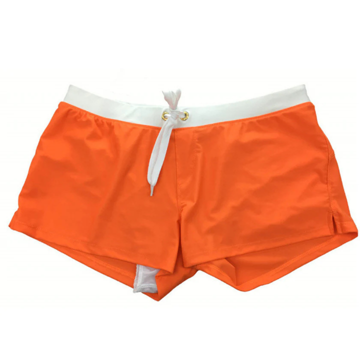 Short de bain homme avec taille ajustable à cordon