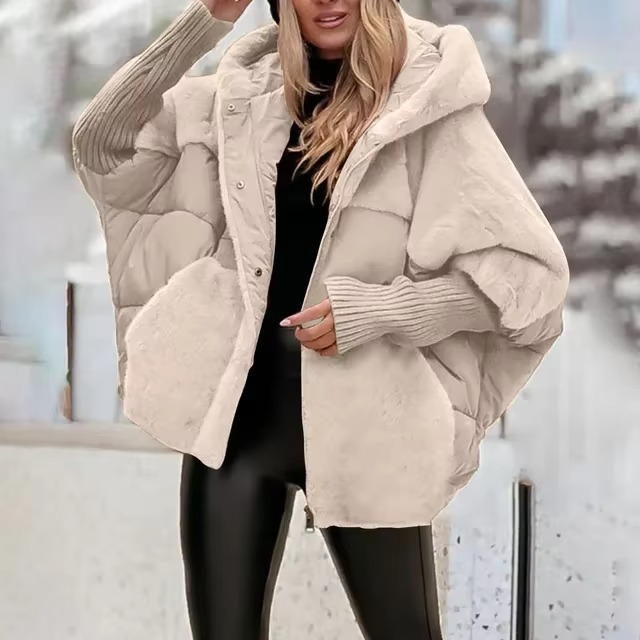 Manteau pour femme | Veste d’hiver en fausse fourrure avec coupe ample