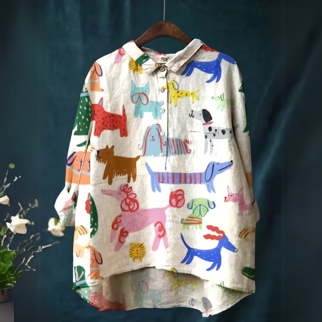 Elle | Stijlvol Casual Shirt met Print