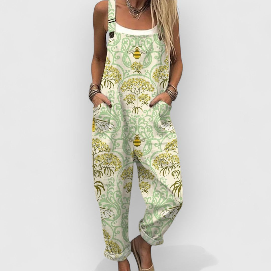 Aurora | Combinaison Vintage Fleurs pour un Style Unique