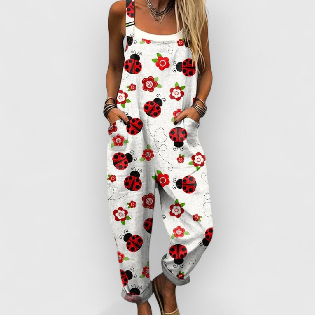 Evelyn | Combinaison vintage fleurs faite à la main pour un style unique
