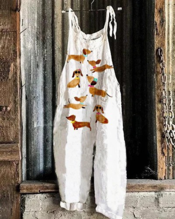 Manon - Salopette Vintage Fleurs