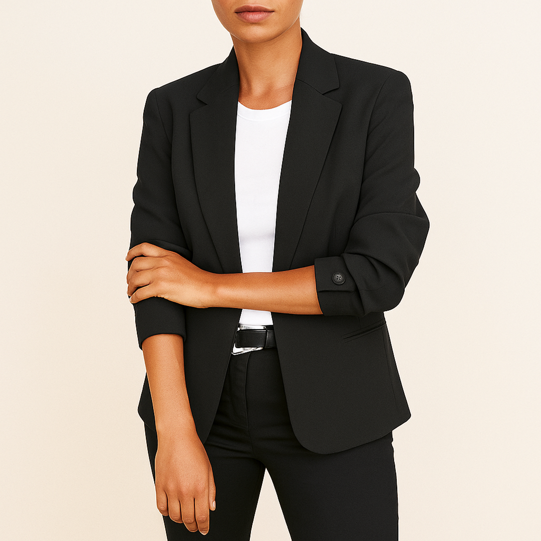 Veste boutonnée pour femme | Coupe droite décontractée