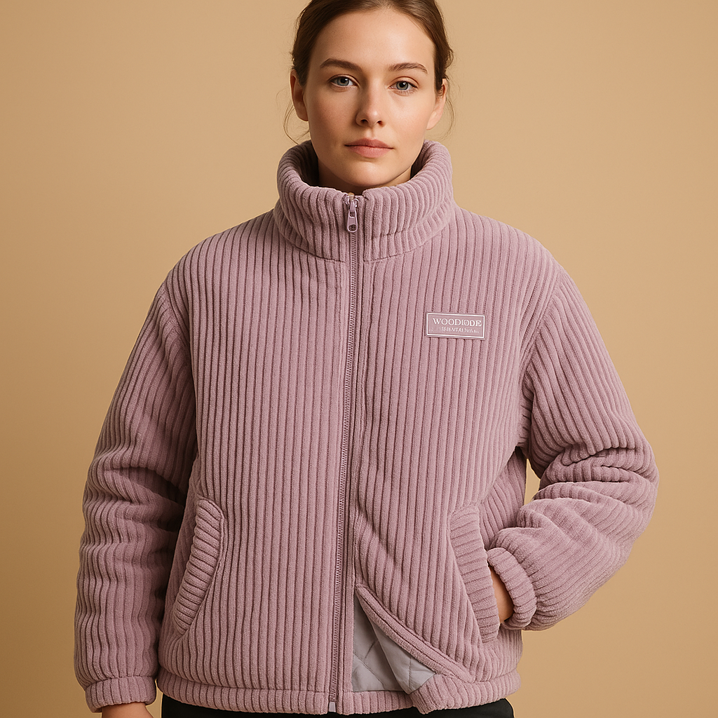 Veste chaude pour homme | Veste en velours côtelé doublée coton