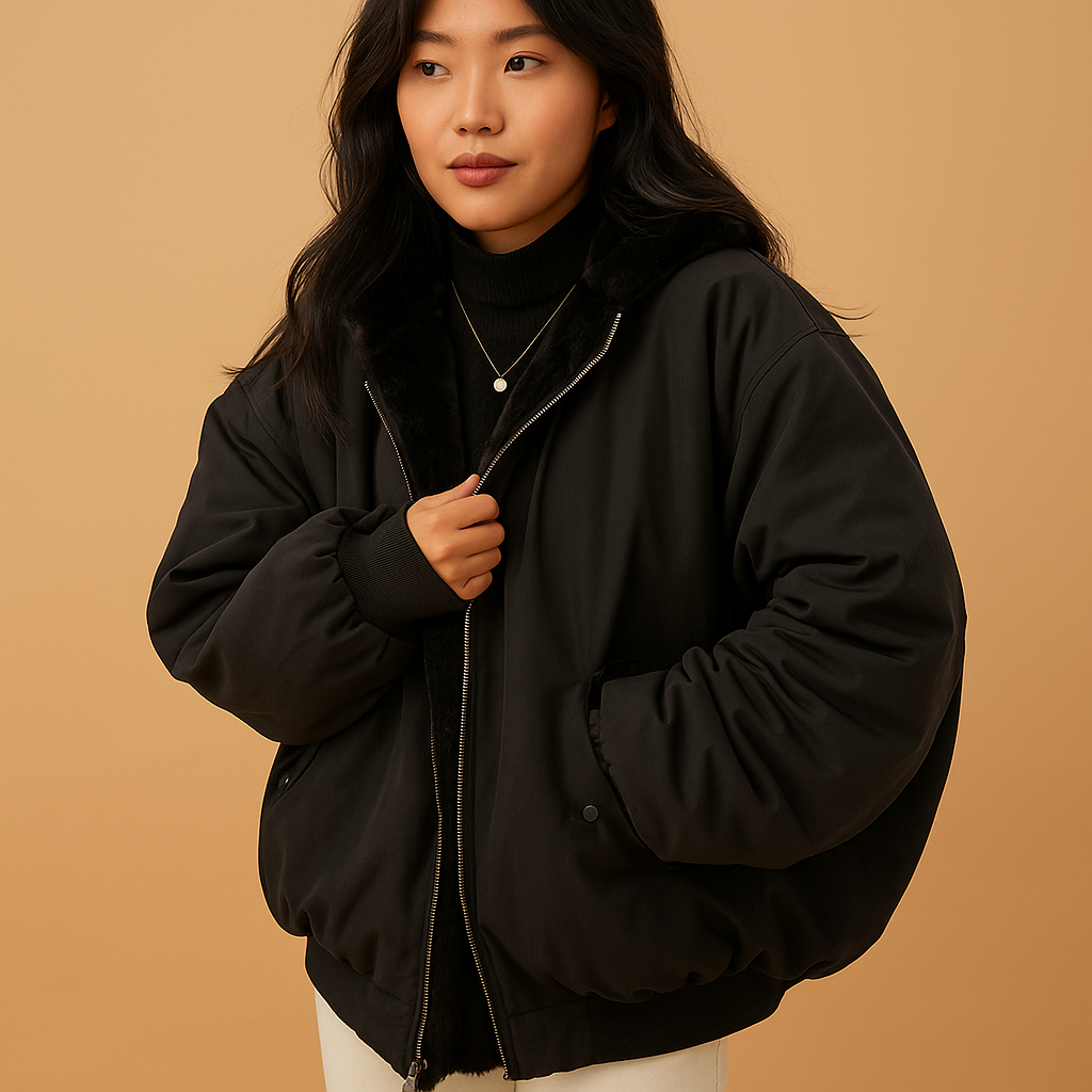 Veste d’hiver courte femme | Veste chaude légère pour la saison