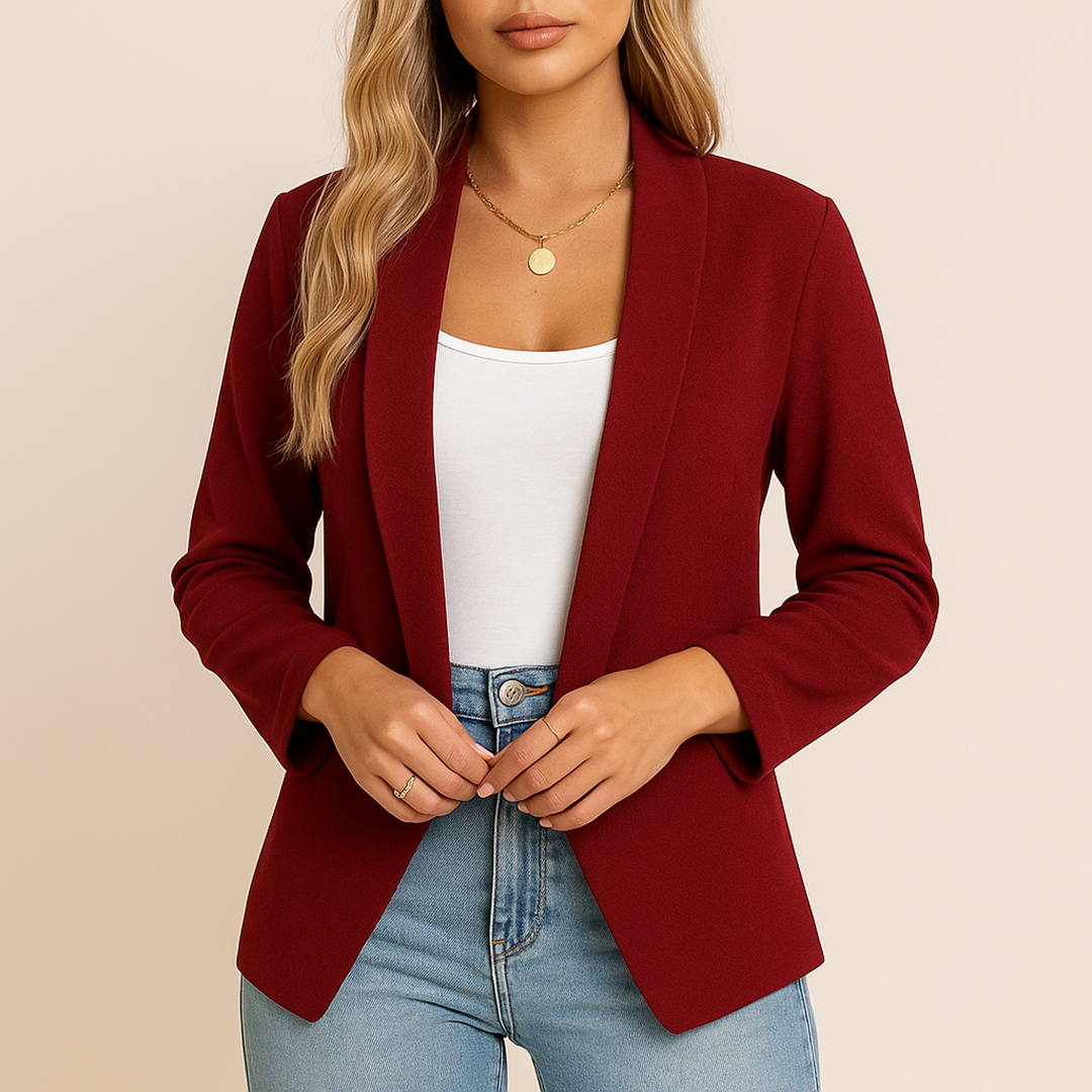Veste ouverte femme | Coupe droite sans fermeture