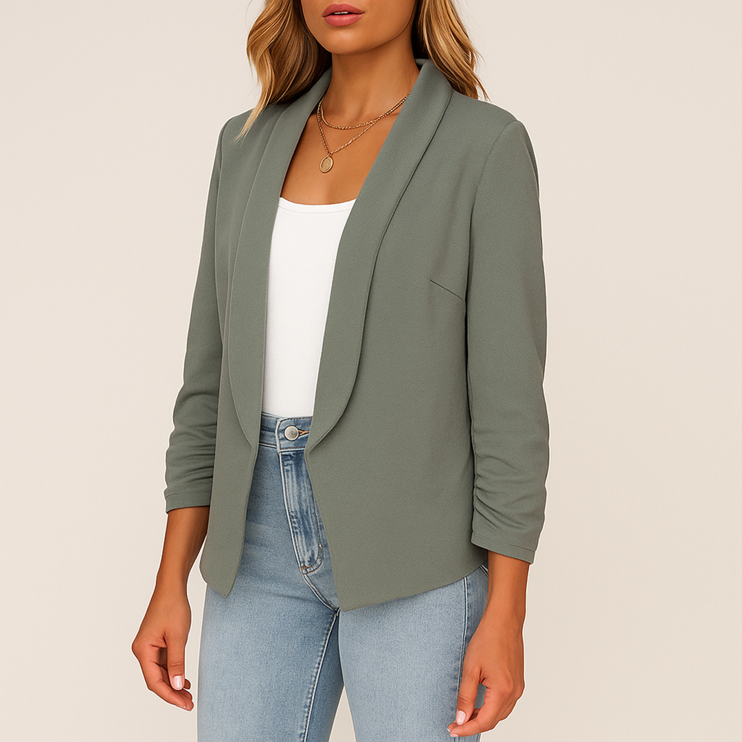 Veste ouverte femme | Coupe droite sans fermeture
