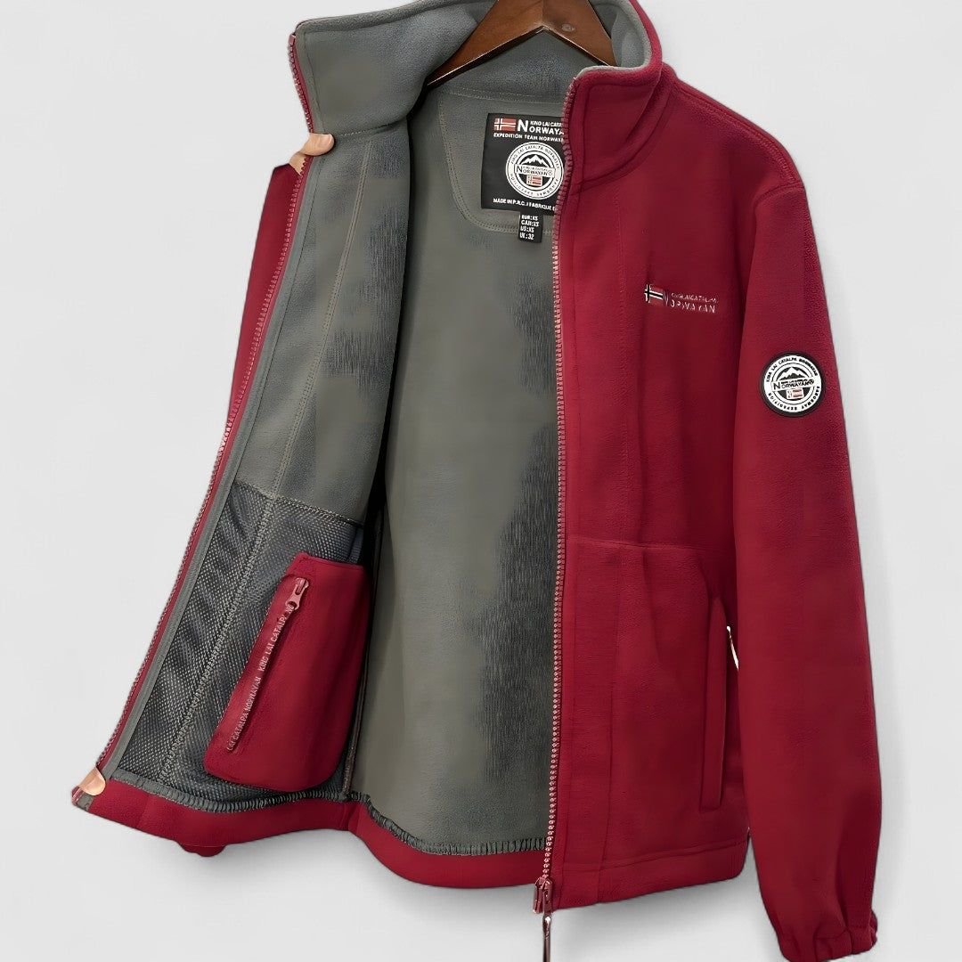 Veste polaire homme | Veste extérieure chaude pour la mi-saison