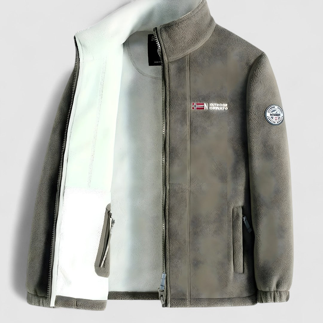 Veste polaire homme | Veste extérieure chaude pour la mi-saison
