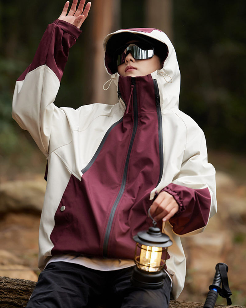 Veste unisexe imperméable respirante pour usage extérieur