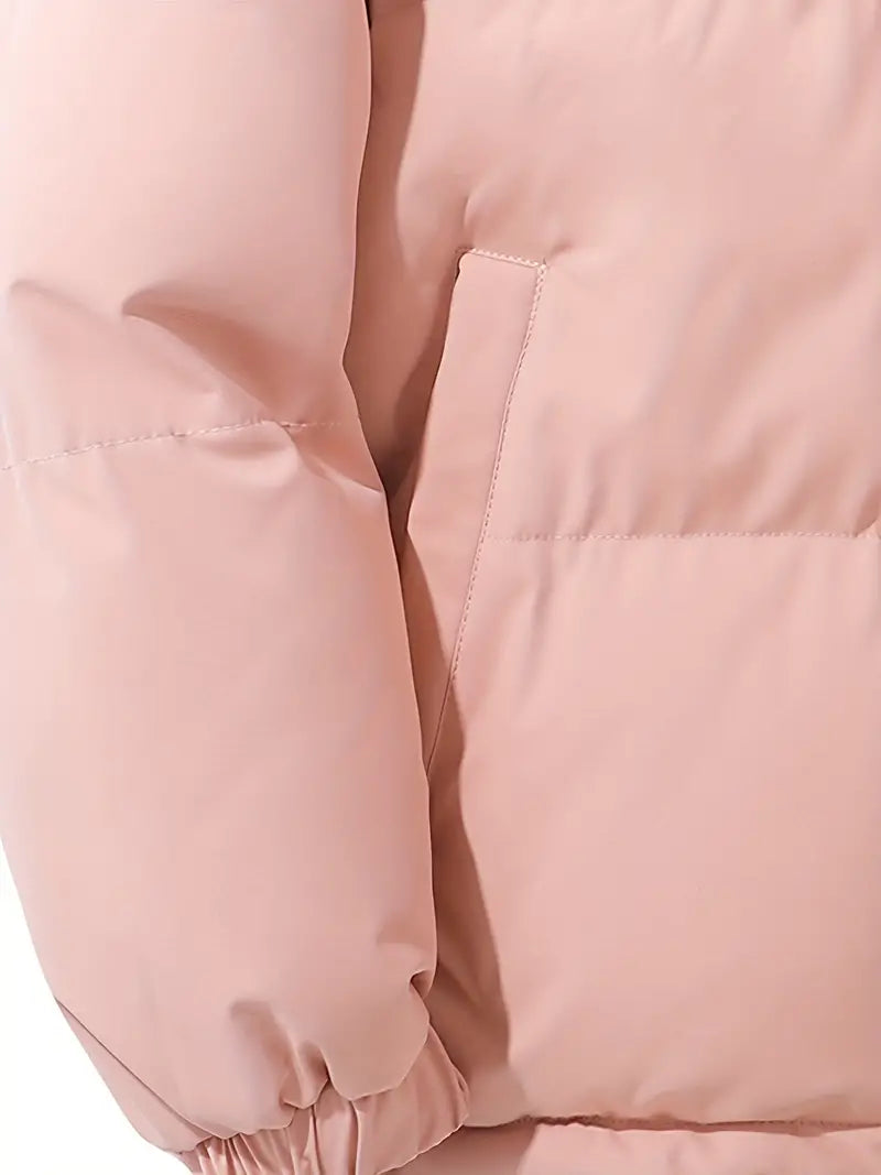 Doudoune pour femme | Veste matelassée à capuche avec fermeture avant