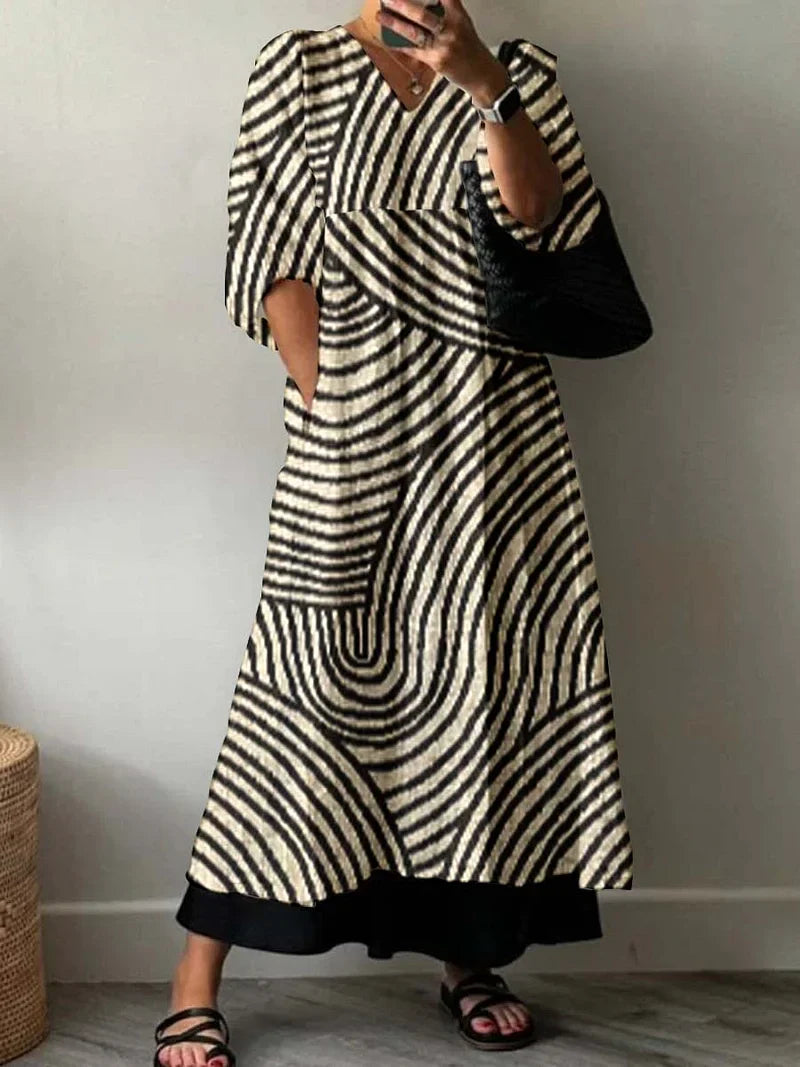 Robe Imprimée Élégante